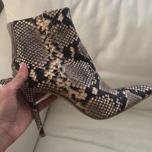 Steve Madden Carey Snakeskin Bootie